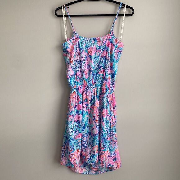 Lilly Pulitzer Treasure Trove Zana Skort Romper - Picture 7 of 9